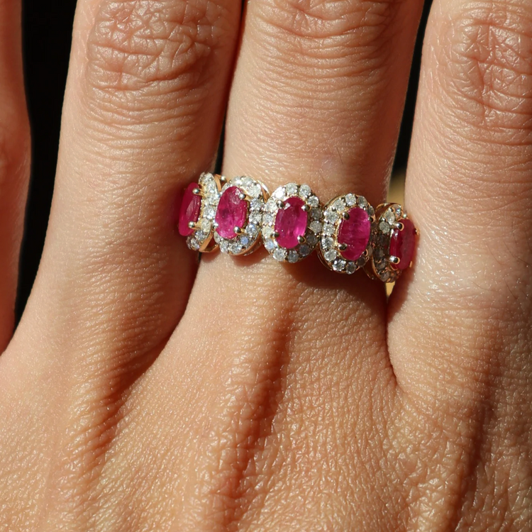 Toi et Moi Pear & Oval Sapphire Ring