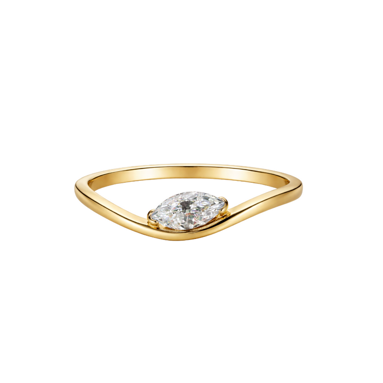 Anillo Diamante Marquise