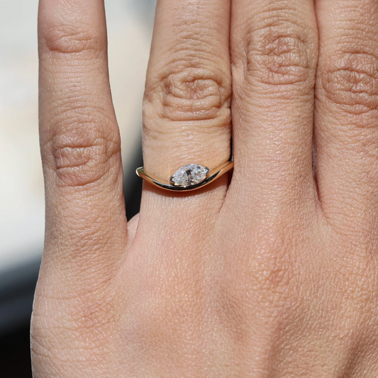 Anillo Diamante Marquise