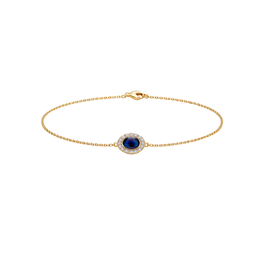Pulsera Zafiro Diamantes