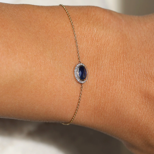 Pulsera Zafiro Diamantes