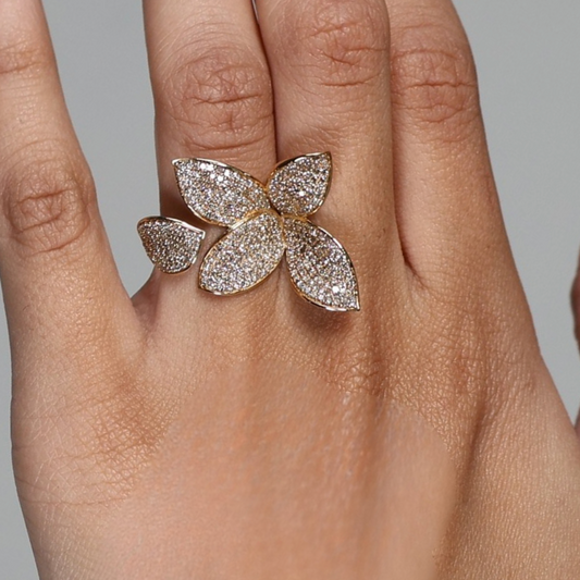 Toi et Moi Pear & Oval Sapphire Ring