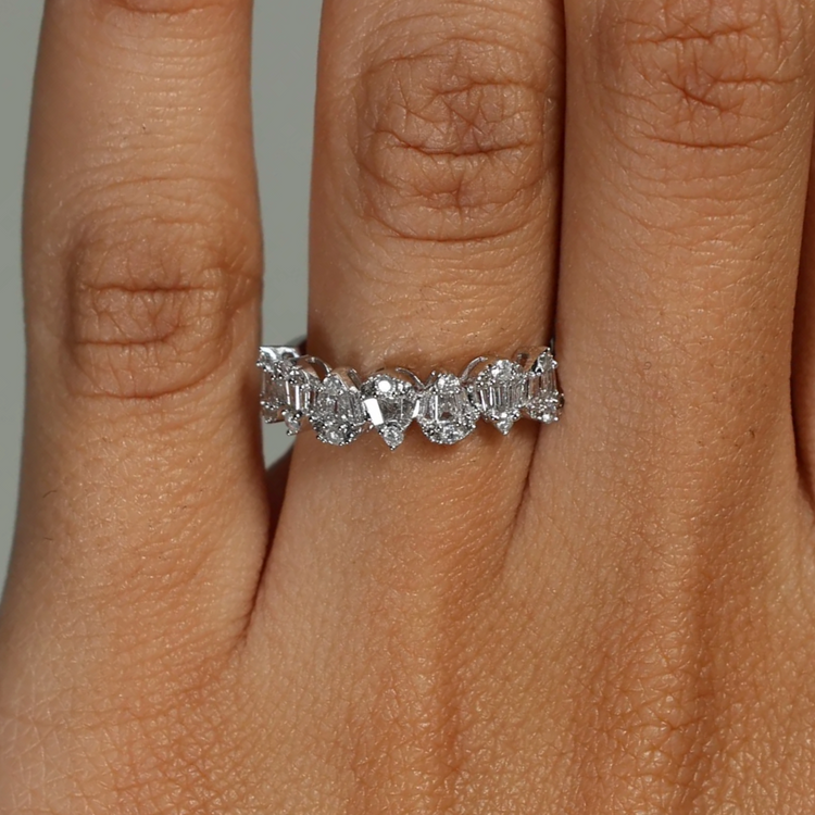 Toi et Moi Pear & Oval Sapphire Ring
