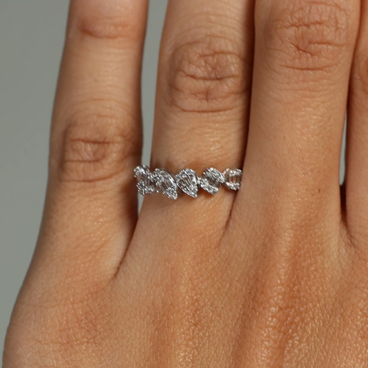 Toi et Moi Pear & Oval Sapphire Ring