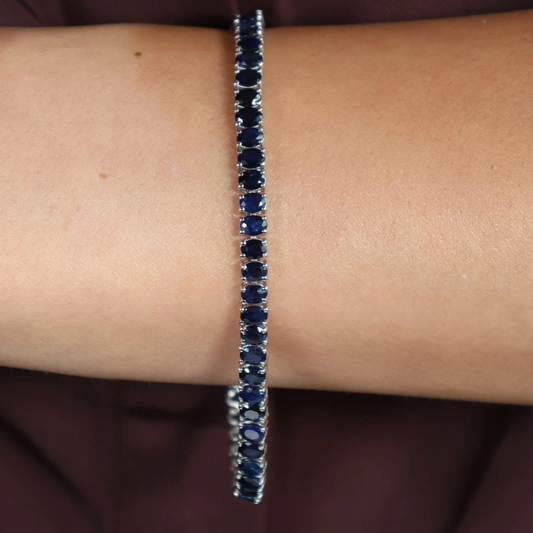Diamond link bracelet