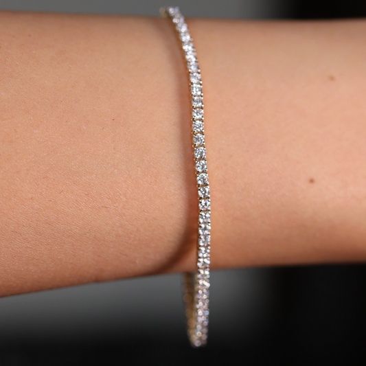 Tennis Bracelet Diamantes Lab