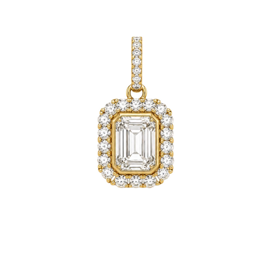 Charm emerald bisel