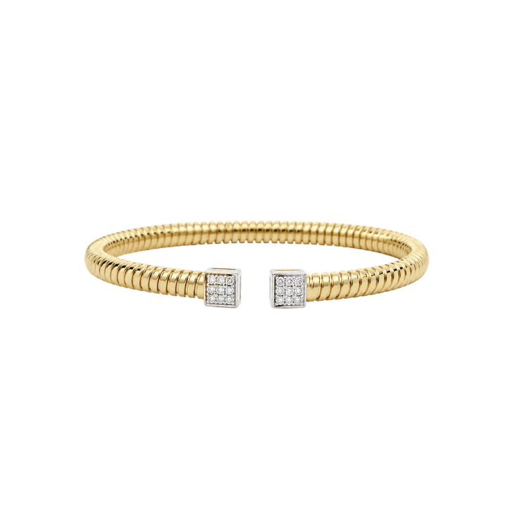 Pulsera con diamantes en oro 18k