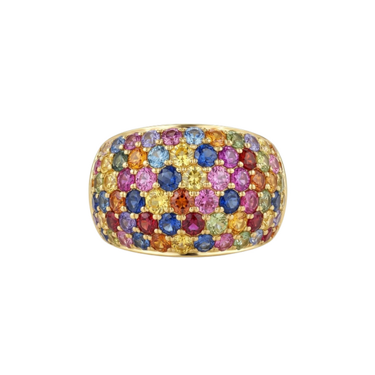 Anillo zafiros rainbow