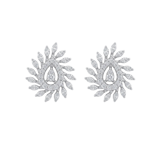 Aretes de diamantes