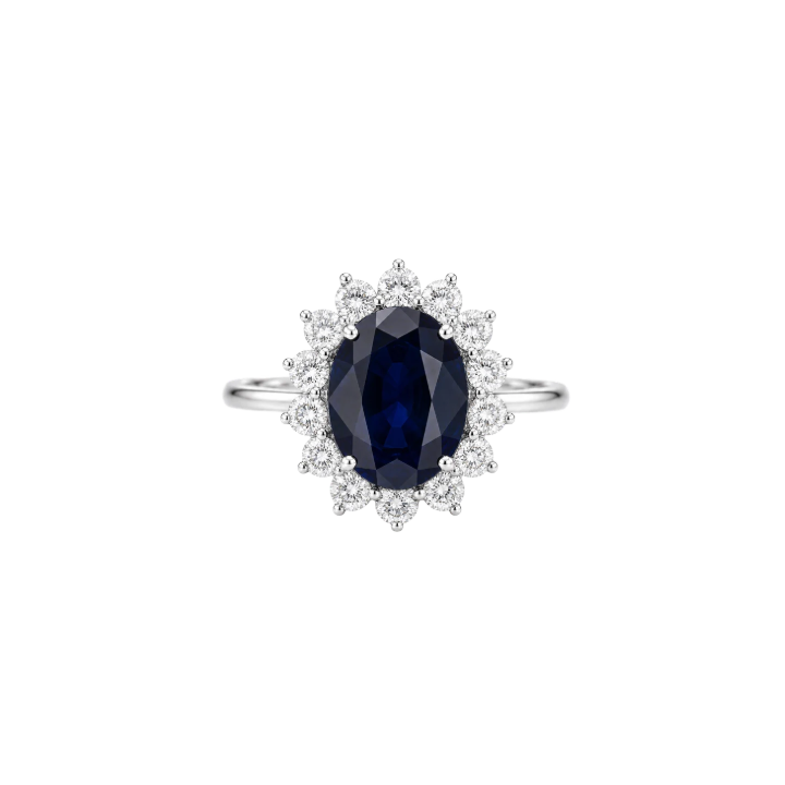Anillo Zafiro Azul