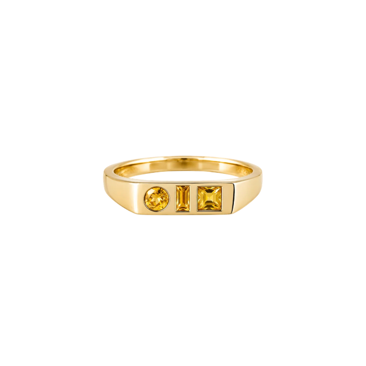 Anillo Citrino