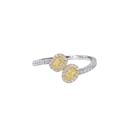 Anillo Fancy Yellow Diamantes