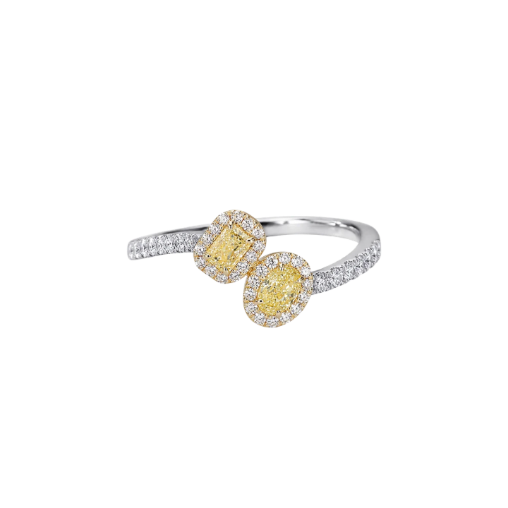 Anillo Fancy Yellow Diamantes