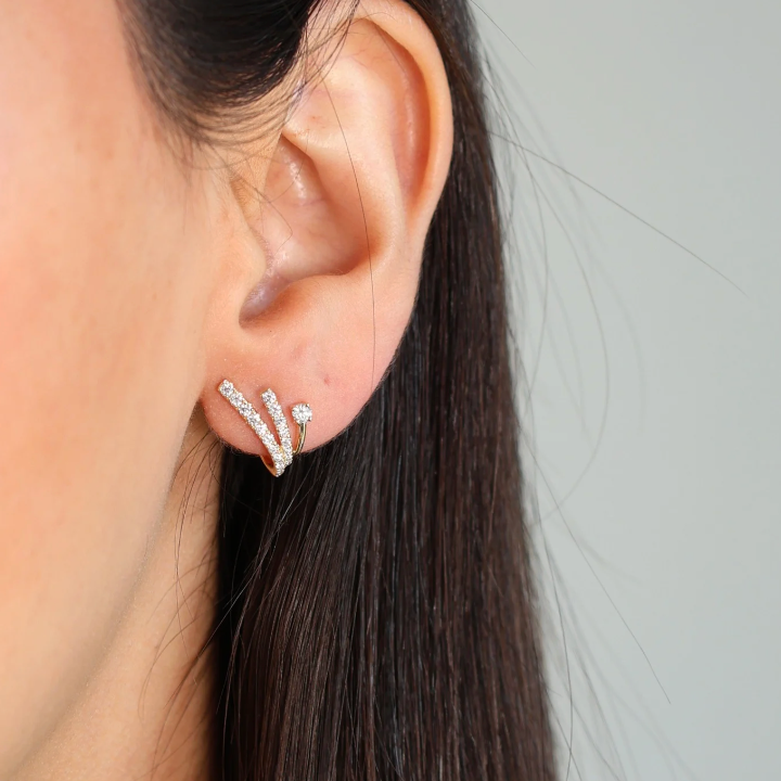 Aretes Diamantes