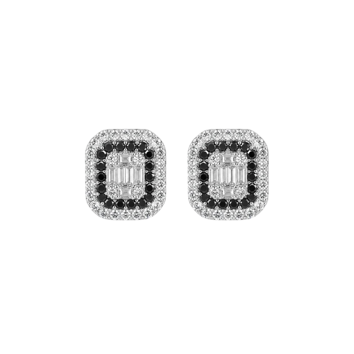 Aretes Diamantes Negros