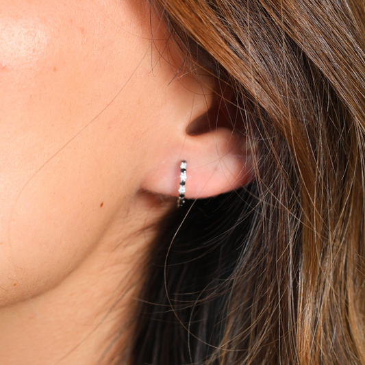 Emerald and Diamond Toi et Moi Earrings