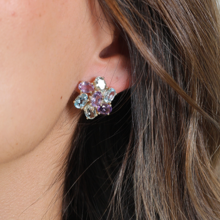Aretes Amatistas