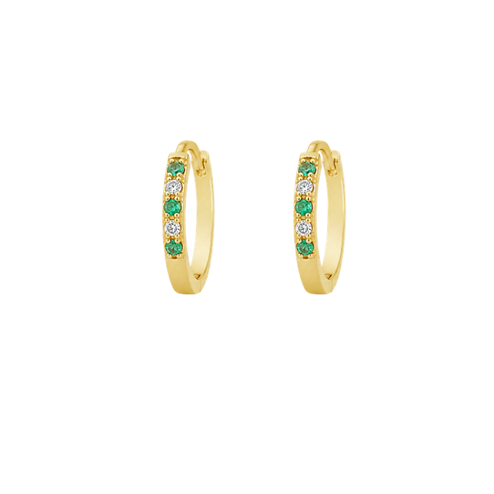 Hoops Esmeralda Diamantes