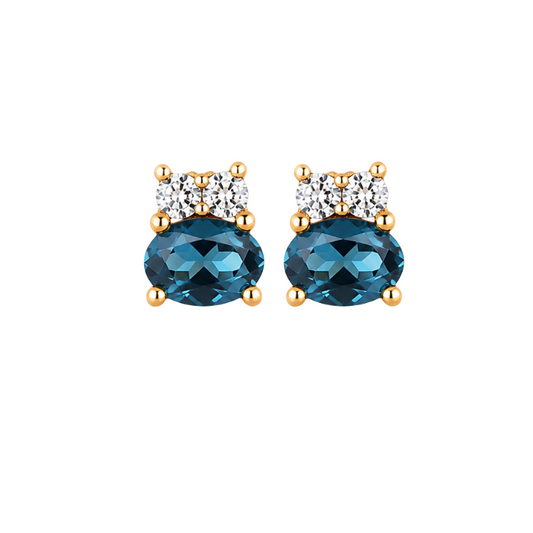 Emerald and Diamond Toi et Moi Earrings