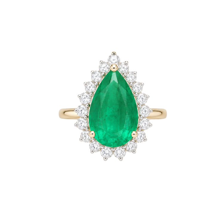 Anillo de Esmeralda pera