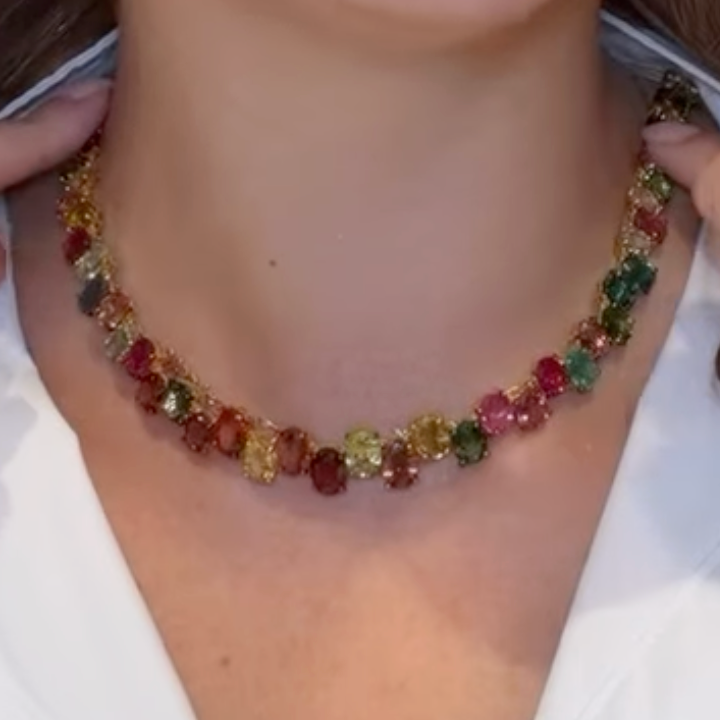 Collar de turmalinas
