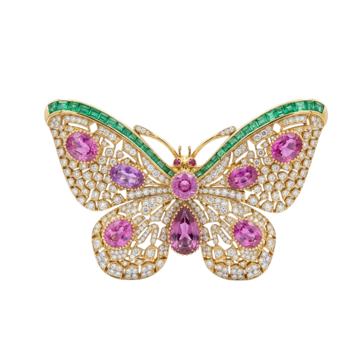 Broche de mariposa
