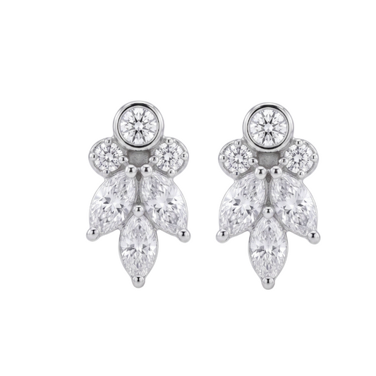 Aretes de diamantes