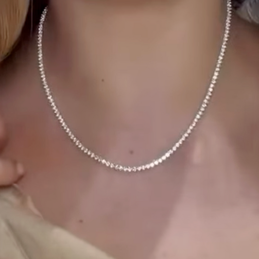 Tennis Necklace 6.94ct LAB