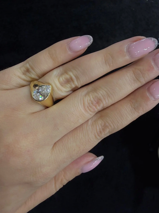 Anillo chunky Pear