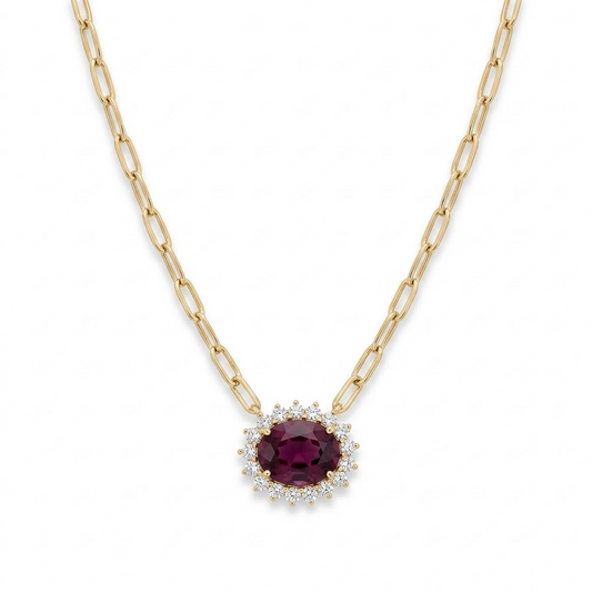 Collar dije Rubi