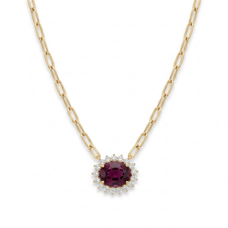 Collar dije Rubi