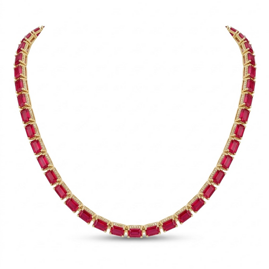 Collar Rubíes
