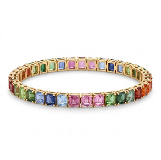 PULSERA RAINBOW SAPPHIRE