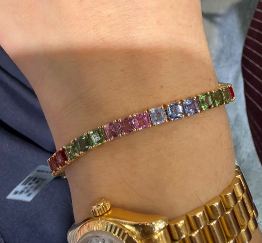 Pulsera Zafiros Rainbow