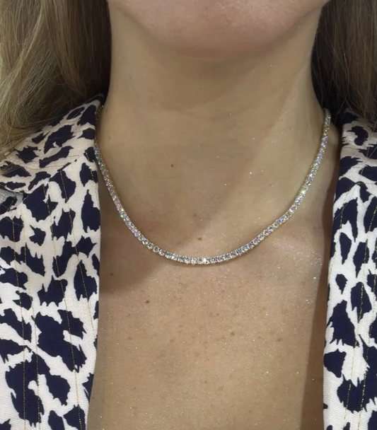 Tennis necklace 15ctw