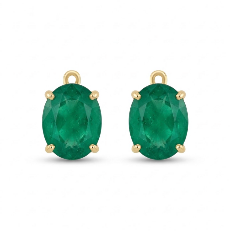 aretes esmeralda