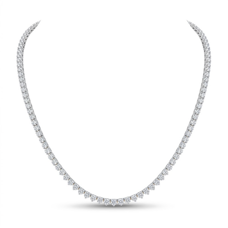 Collar diamantes 10ctw