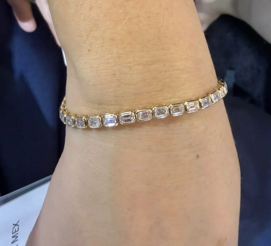 PULSERA DIAMANTES EMERALD