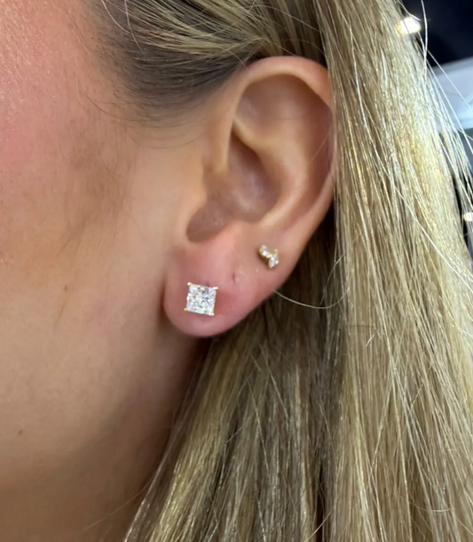 Studs Princess 1.50ctw
