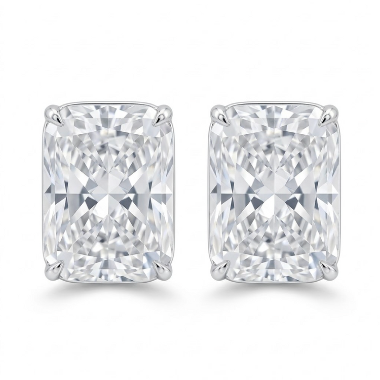 Studs Radiant 3ctw