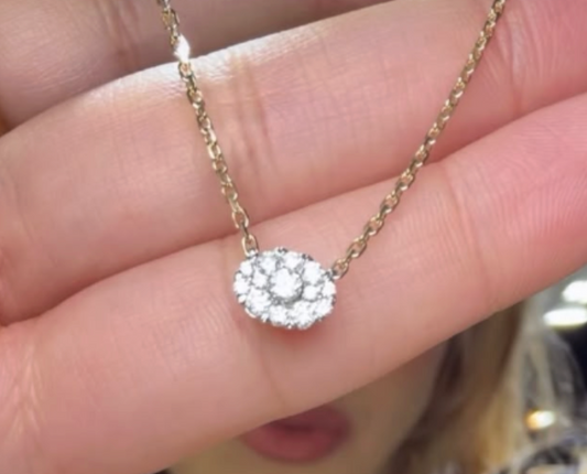 Collar diamantes