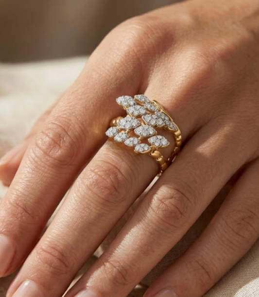 Anillo diamantes