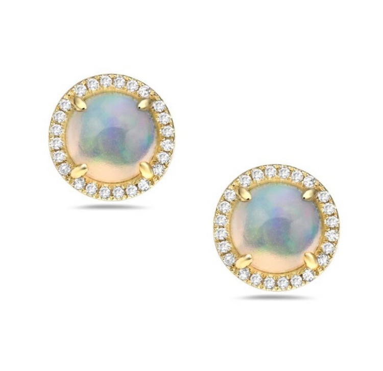 Aretes opalo