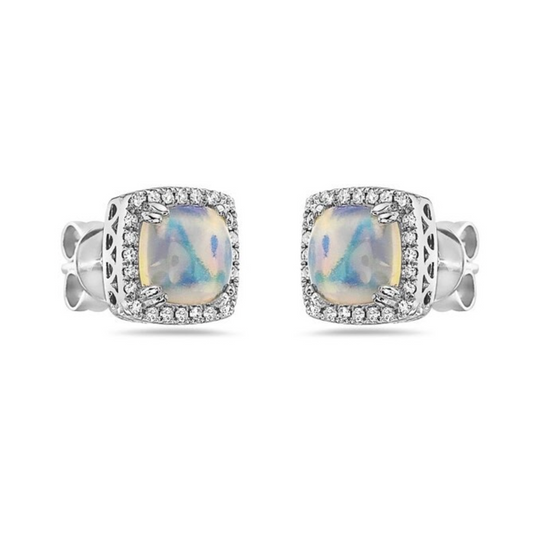 aretes ópalo