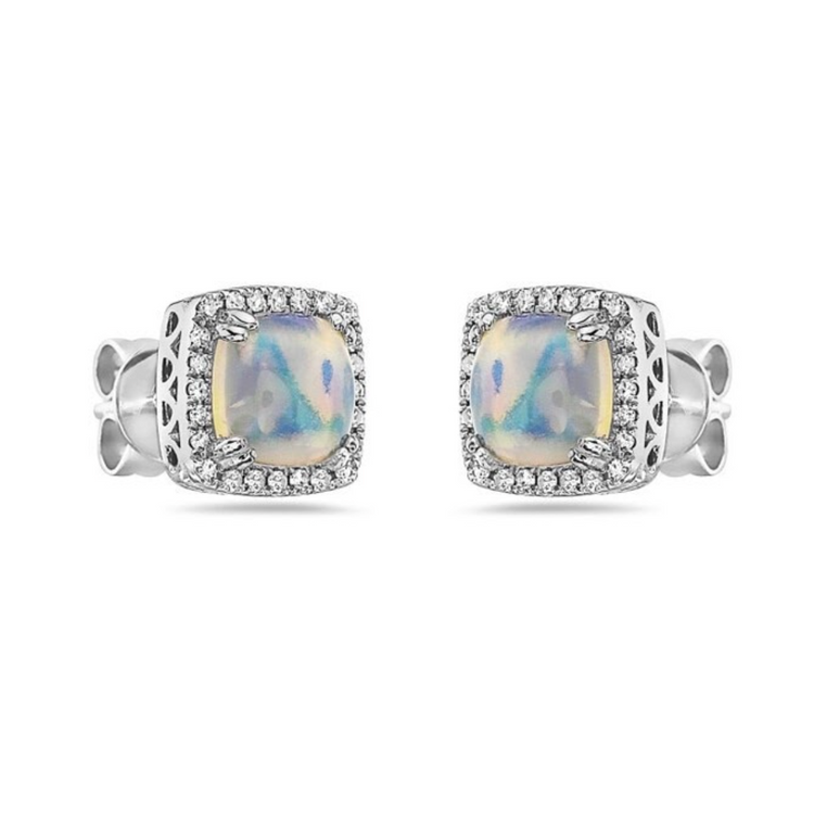 aretes ópalo
