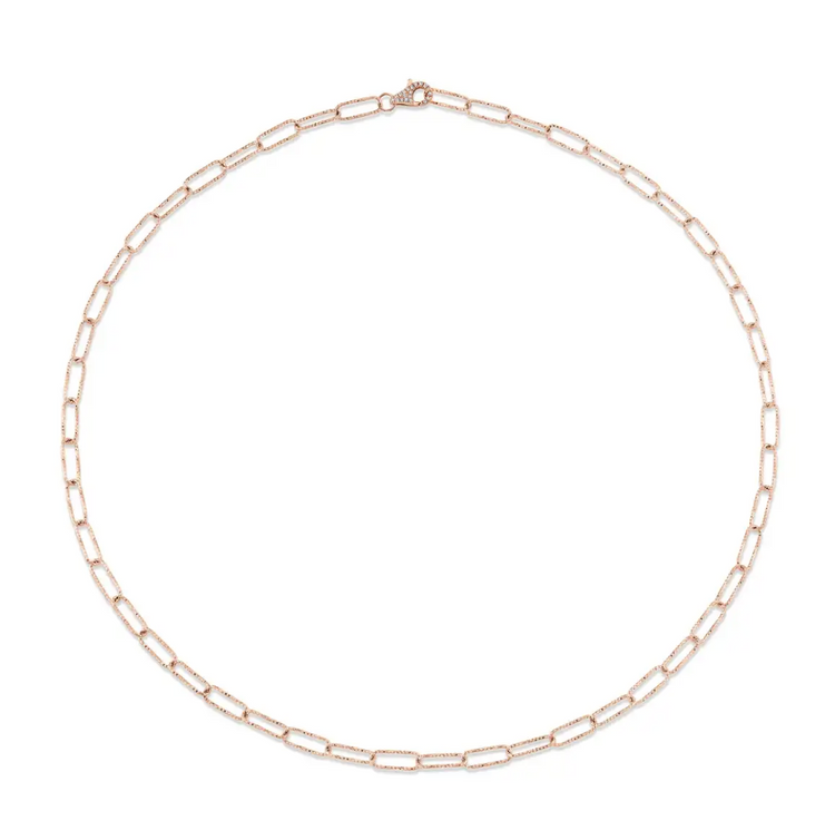 Collar Eslabon diamantes