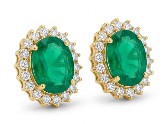 Aretes esmeralda