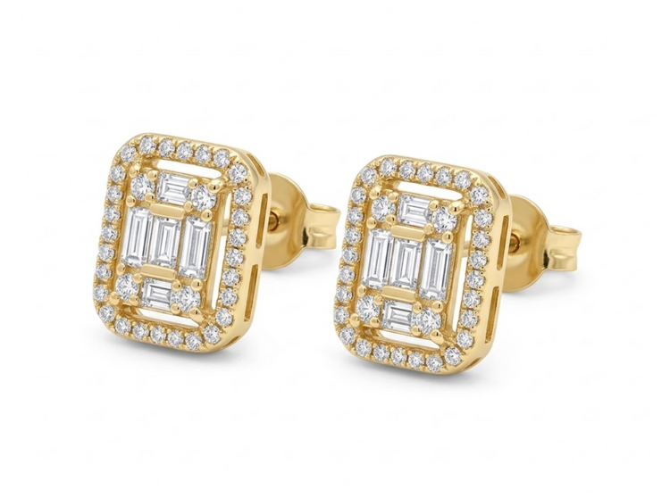 Aretes diamantes