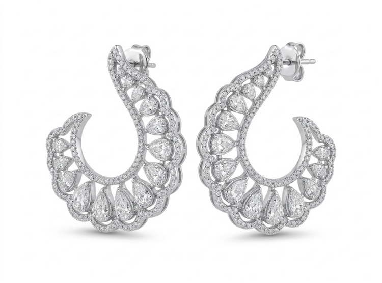 Aretes diamantes